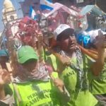 Más de mil peregrinos vallistos iniciaron su marcha hacia la Catedral Basílica de Salta