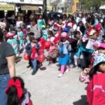 Jardineritos de Cafayate rinden homenaje a la Virgen del Rosario